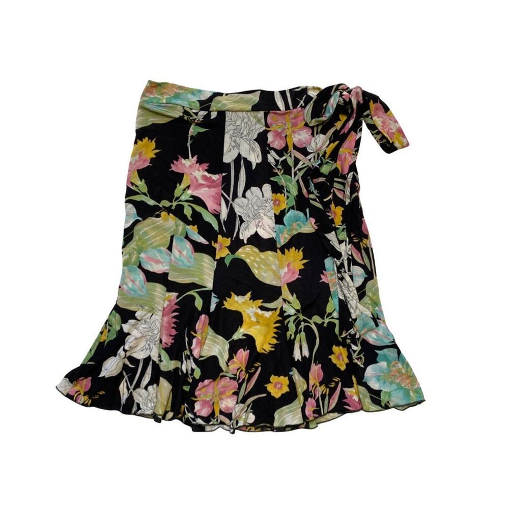 Blumarine Floral Skirt